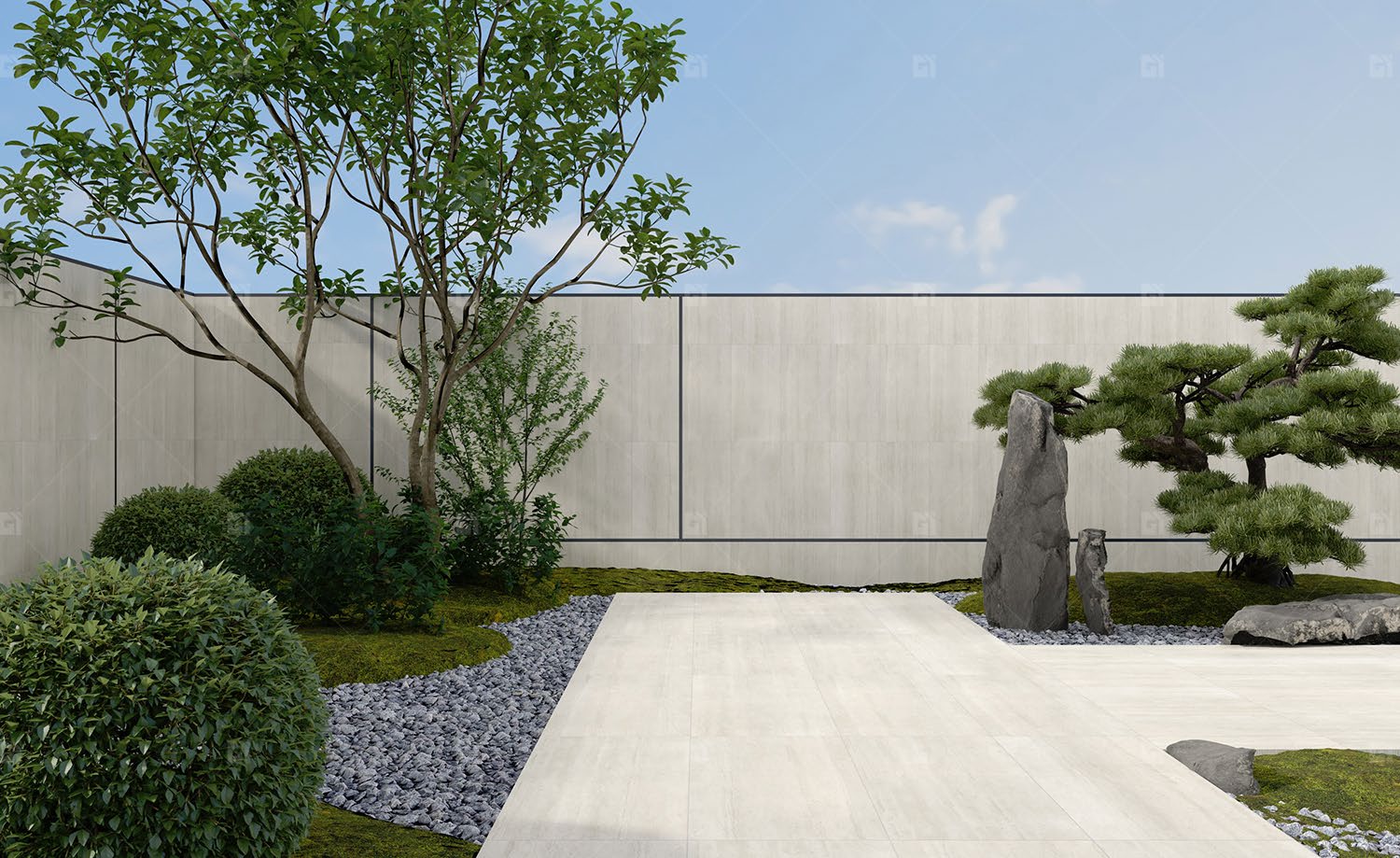 Travertine Mineral G12620013KF baldosa porcelanica exterior